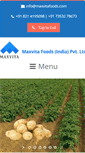 Mobile Screenshot of maxvitafoods.com